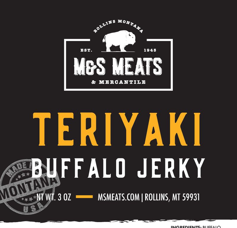 Teriyaki Buffalo Jerky