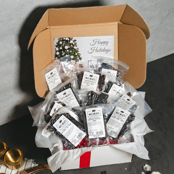 Gift Box:The Jerky Sampler - You Deserve It All!